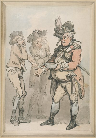 Il Sergente Reclutatore, c.1790 da Thomas Rowlandson